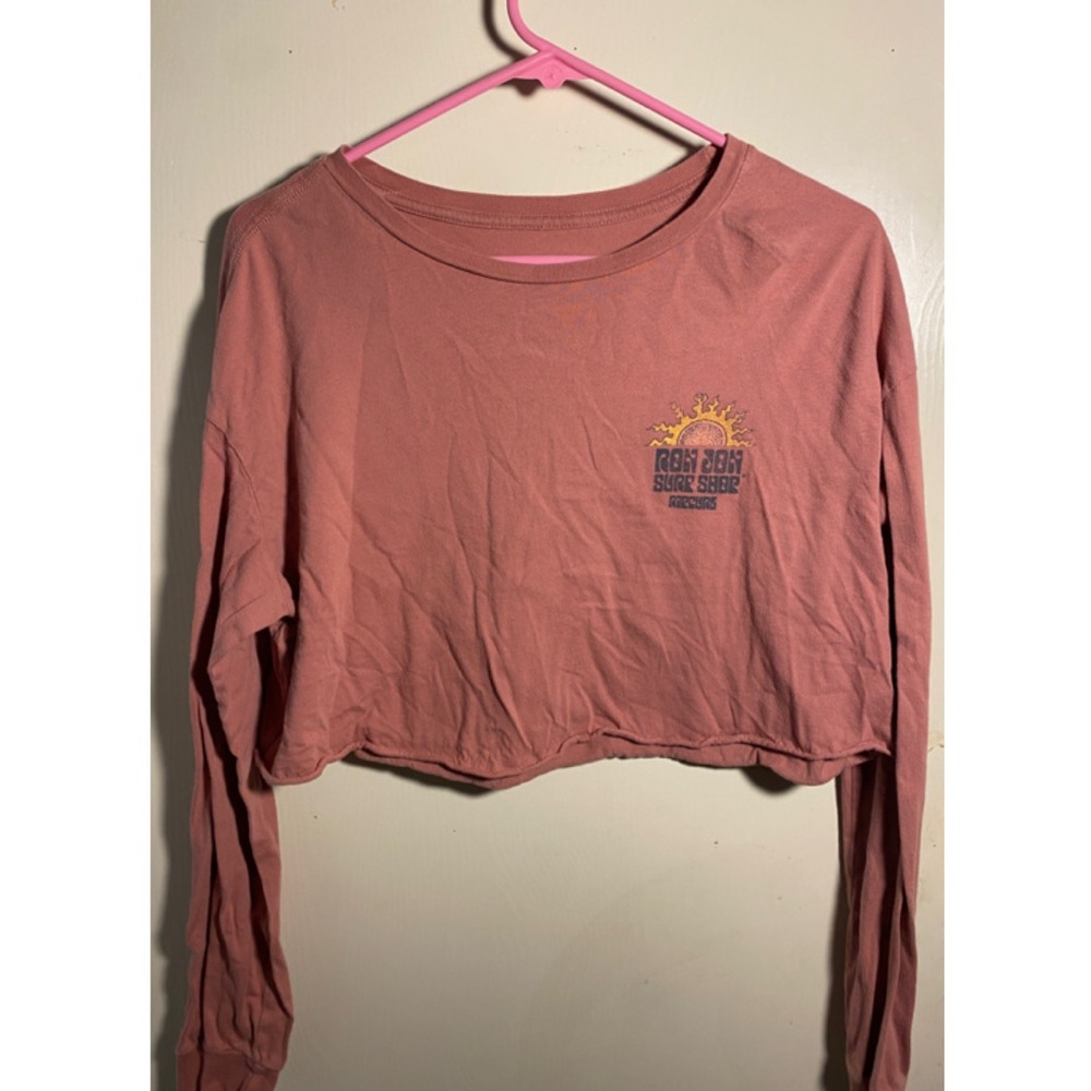 Ron Jon Long Sleeve Crop Top